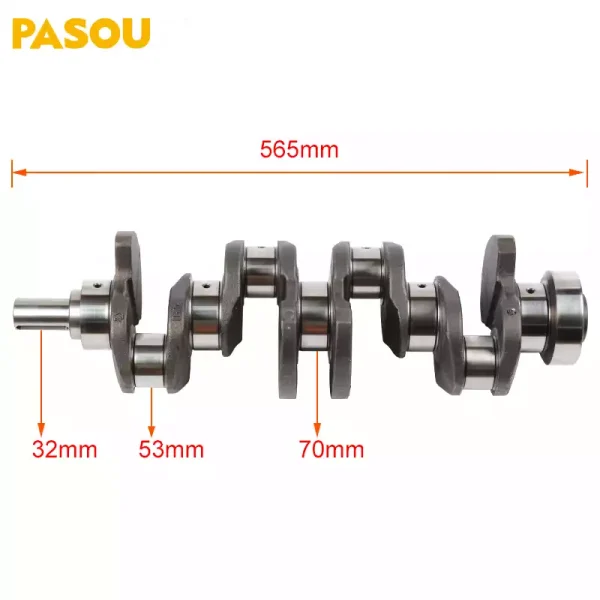 8-97190932-0 8-97254611-1 4KH1 Engine Crankshaft For ISUZU 4JH1 600P NKR77 Truck Spare Parts - Image 4